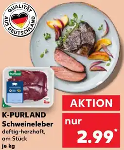 Kaufland K-PURLAND Schweineleber Angebot