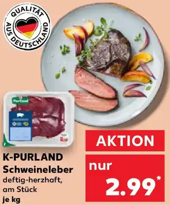 Kaufland K-PURLAND Schweineleber Angebot