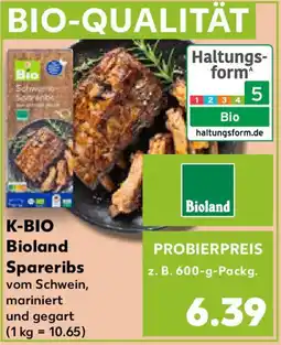 Kaufland K-BIO Bioland Spareribs Angebot