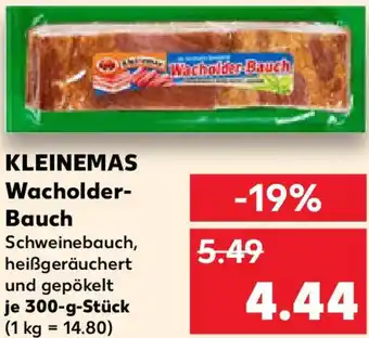 Kaufland KLEINEMAS Wacholder Bauch Angebot