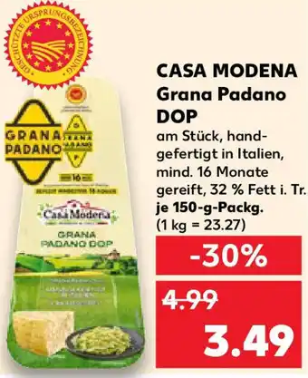 Kaufland CASA MODENA Grana Padano DOP Angebot