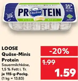 Kaufland LOOSE Quäse-Minis Protein Angebot