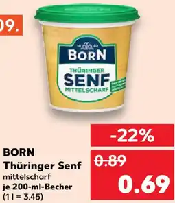 Kaufland BORN Thüringer Senf Angebot