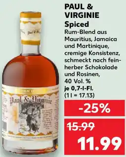 Kaufland PAUL & VIRGINIE Spiced Angebot
