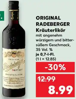Kaufland ORIGINAL RADEBERGER Kräuterlikör Angebot