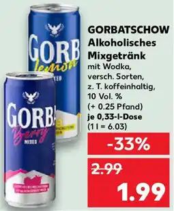 Kaufland GORBATSCHOW Alkoholisches Mixgetränk Angebot