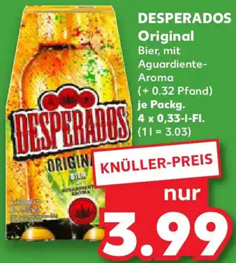 Kaufland DESPERADOS Original Angebot