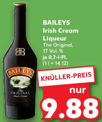 Kaufland BAILEYS Irish Cream Liqueur Angebot