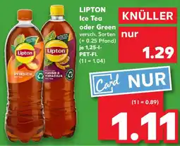 Kaufland LIPTON Ice Tea oder Green Angebot
