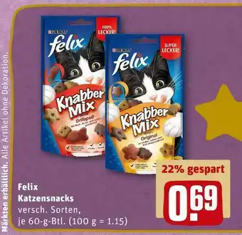 REWE Felix katzensnacks Angebot