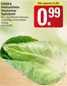WEZ EDEKA Heimatliebe Deutscher Spitzkohl Angebot