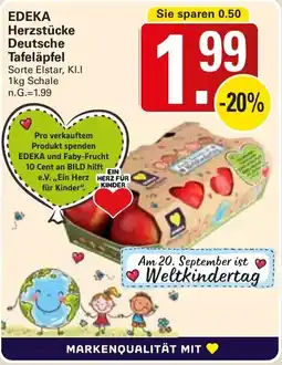 WEZ EDEKA Herzstücke Deutsche Tafeläpfel Angebot
