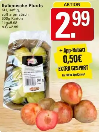 WEZ Italienische Pluots Angebot