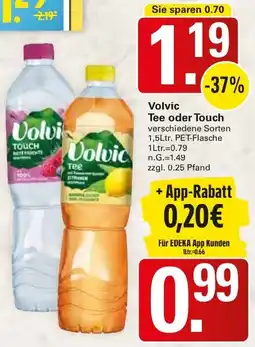 WEZ Volvic Tee oder Touch Angebot