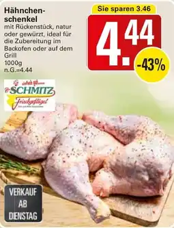 WEZ Schmitz Hähnchenschenkel Angebot