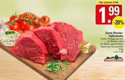 WEZ Bauern Gut Zarte Rinderhüftsteaks Angebot