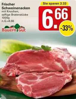 WEZ Bauern Gut Frischer Schweinenacken Angebot