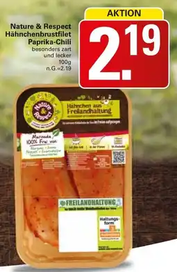 WEZ Nature & Respect Hähnchenbrustfilet Paprika-Chili Angebot