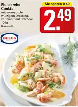 WEZ BEECK Flusskrebs Cocktail Angebot
