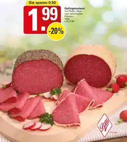 WEZ Bille Geflügelsalami Angebot