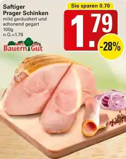 WEZ Bauern Gut Saftiger Prager Schinken Angebot