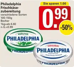 WEZ Philadelphia Frischkäsezubereitung Angebot