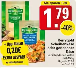 WEZ Kerrygold Scheibenkäse oder geriebener Käse Angebot
