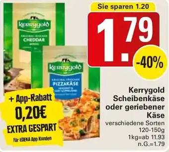 WEZ Kerrygold Scheibenkäse oder geriebener Käse Angebot