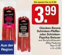 WEZ Glocken-Beune Schinken-Pfeffer oder Schinken Paprika-Beisser Angebot