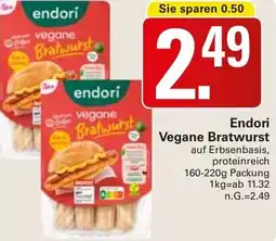 WEZ Endori Vegane Bratwurst Angebot
