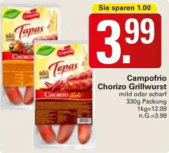 WEZ Campofrio Chorizo Grillwurst Angebot