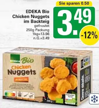 WEZ EDEKA Bio Chicken Nuggets im Backteig Angebot