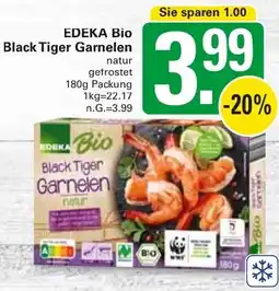 WEZ EDEKA Bio Black Tiger Garnelen Angebot