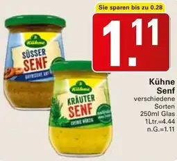 WEZ Kühne Senf Angebot