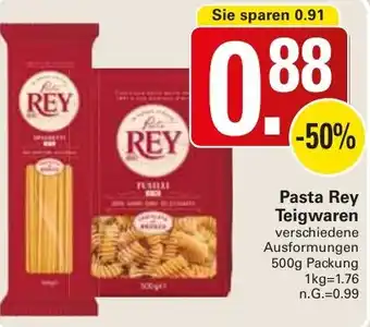 WEZ Pasta Rey Teigwaren Angebot