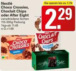 WEZ Nestlé Choco Crossies, Choclait Chips oder After Eight Angebot