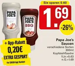 WEZ Papa Joe's Saucen Angebot