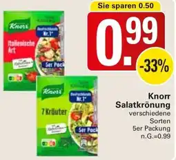 WEZ Knorr Salatkrönung Angebot
