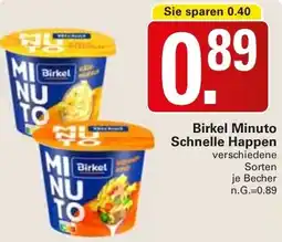 WEZ Birkel Minuto Schnelle Happen Angebot