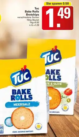 WEZ Tuc Bake Rolls Brotchips Angebot
