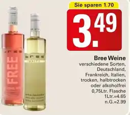 WEZ Bree Weine Angebot