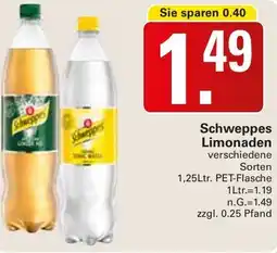 WEZ Schweppes Limonaden Angebot