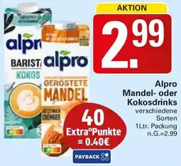 WEZ Alpro Mandel- oder Kokosdrinks Angebot