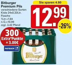 WEZ Bitburger Premium Pils Angebot