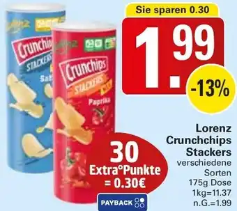 WEZ Lorenz Crunchchips Stackers Angebot