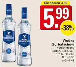 WEZ Wodka Gorbatschow Angebot