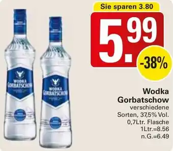WEZ Wodka Gorbatschow Angebot