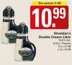 WEZ Sheridan's Double Cream Likör Angebot