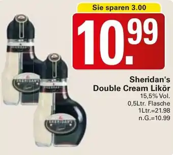 WEZ Sheridan's Double Cream Likör Angebot