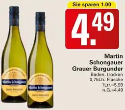 WEZ Martin Schongauer Grauer Burgunder Angebot